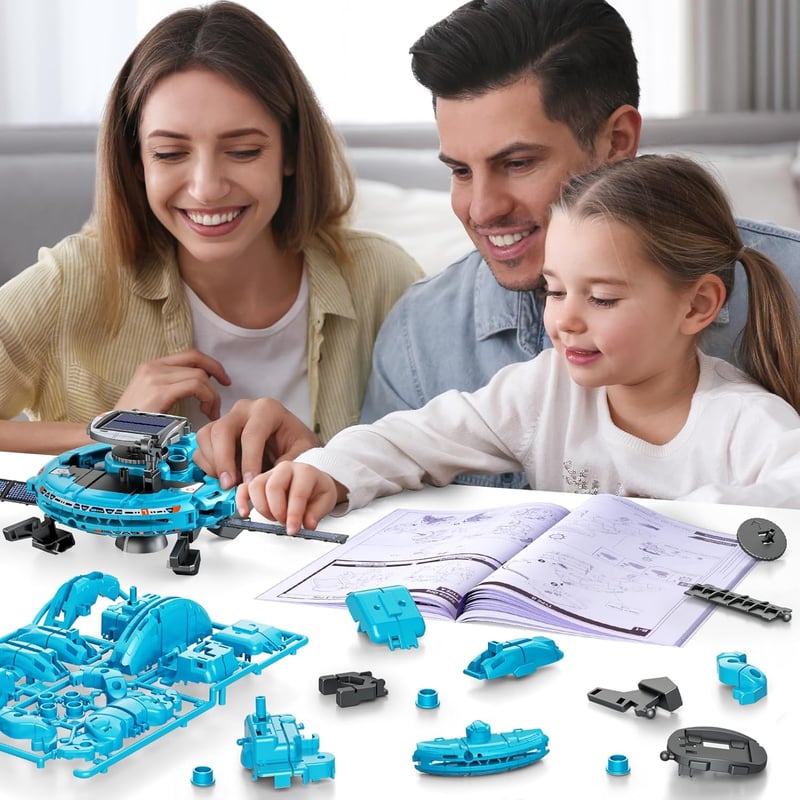 STEM Science Kits for Kids Ages 8-12 - 120Pcs Solar Space Toys