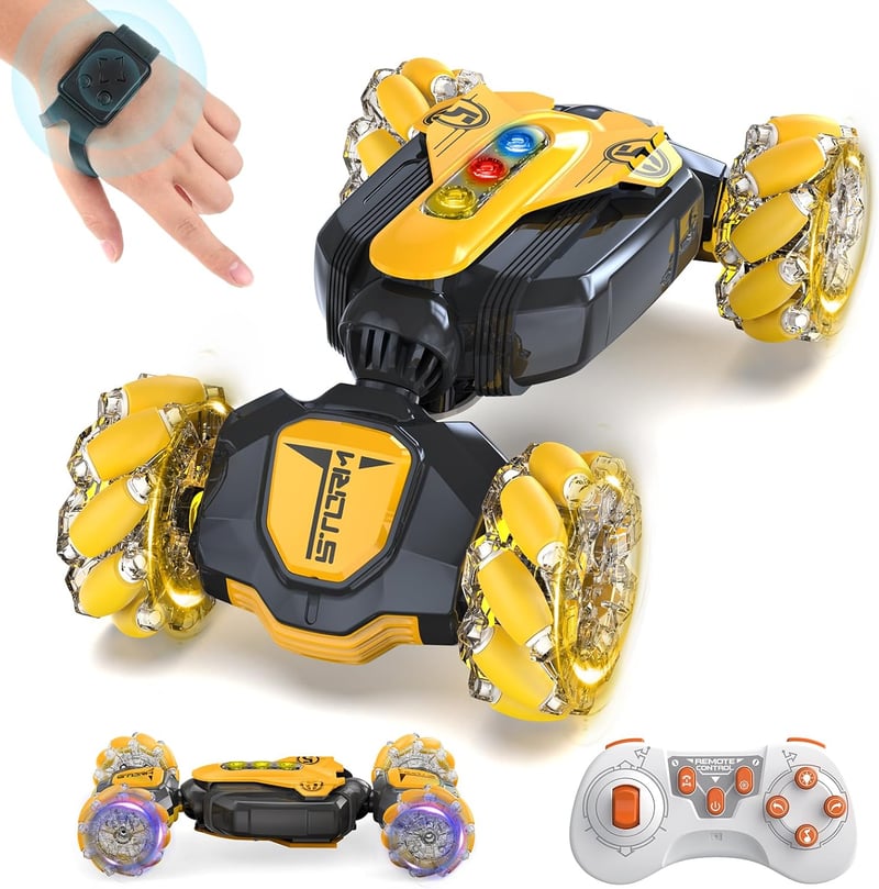 Gesture-Sensing 4WD Stunt RC Car for Kids, 年齡 4-12