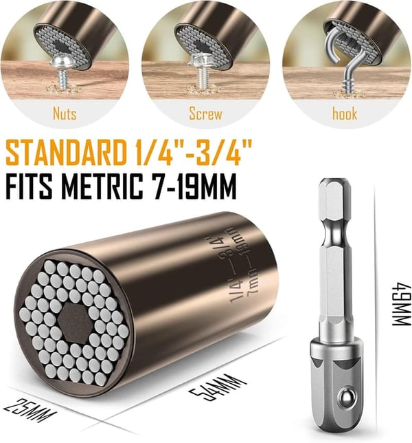 Universal Socket Father's Day Gift for Dads and Grandpa