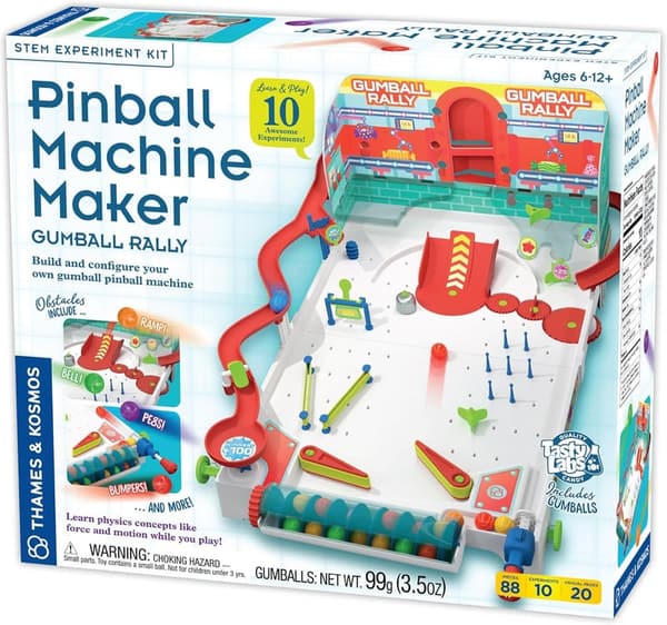 STEM Pinball Machine Maker Kit - Build and Explore Physics