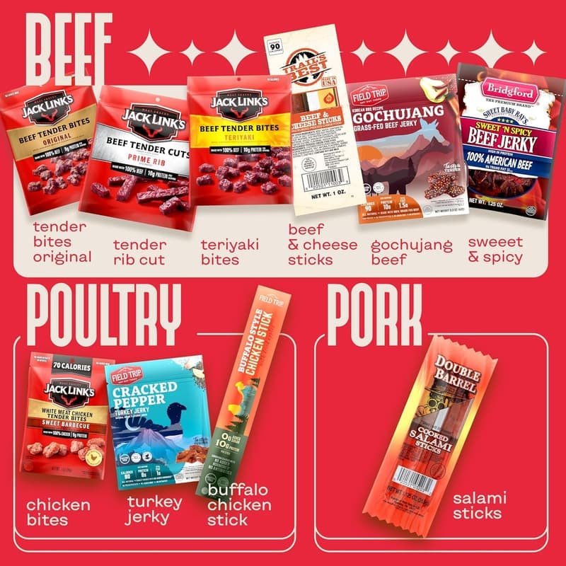 Father's Day Beef Jerky Variety Pack for Men