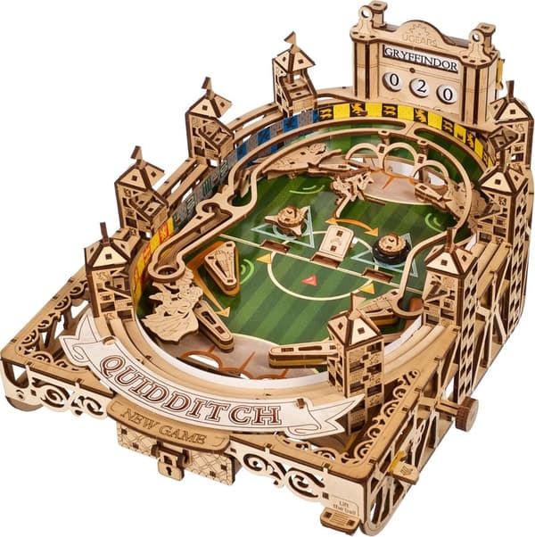 Harry Potter Quidditch Pinball Machine - 3D Wooden Puzzle for Adults