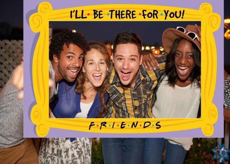 Friends TV Show Photo Booth Props - Party Decorations
