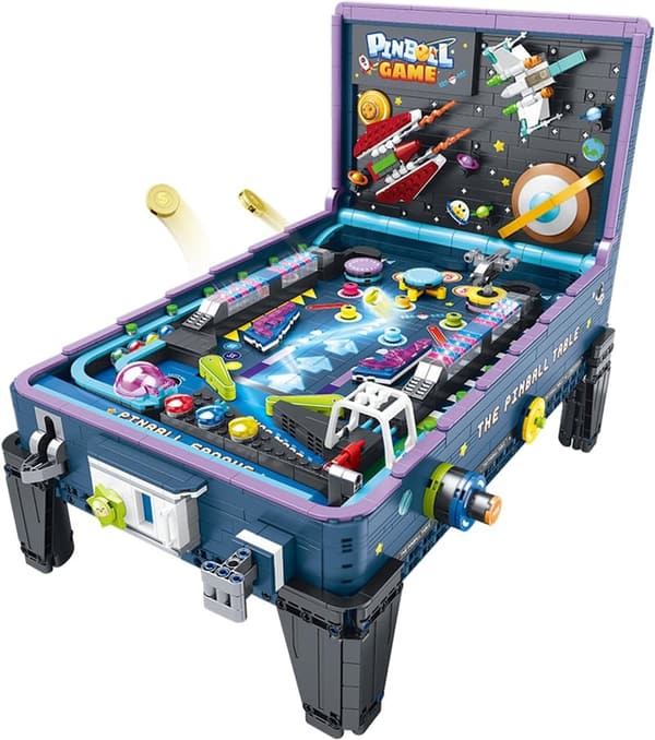Pinball Machine Building Blocks Set - Creative DIY Toy