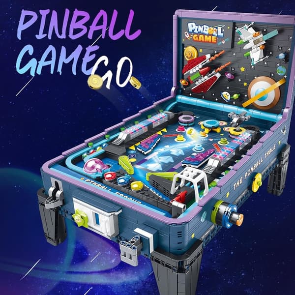 Pinball Machine Building Blocks Set - Creative DIY Toy