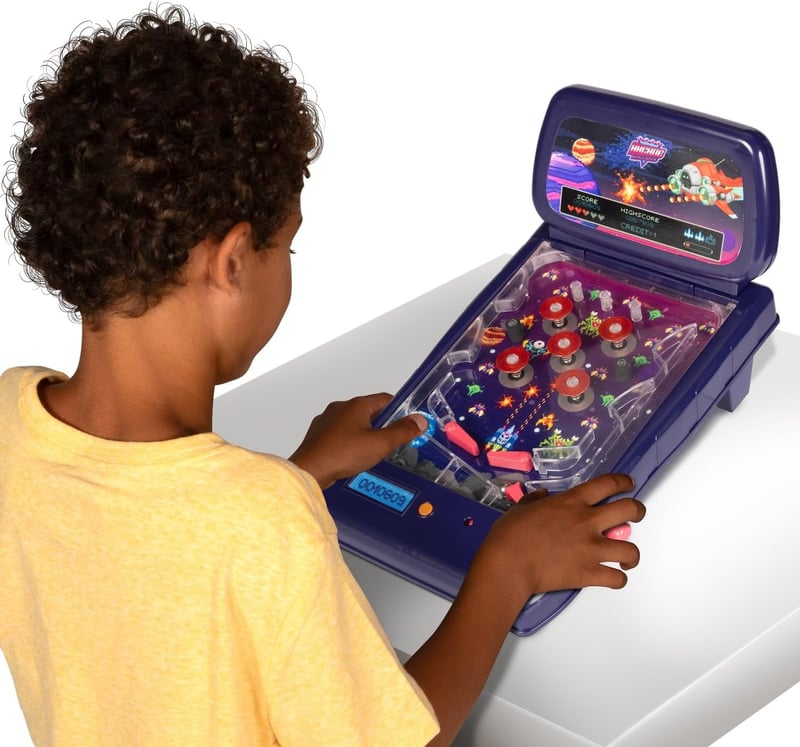 Indoor Family Fun: Arcade Tabletop Pinball Game