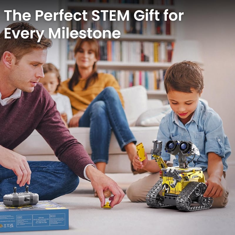STEM Robot Building Kit with Remote Control for Ages 8-13