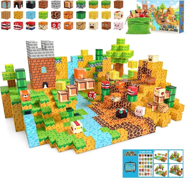STEM Magnetic Building Blocks - 100PCS for Kids Age 3-13