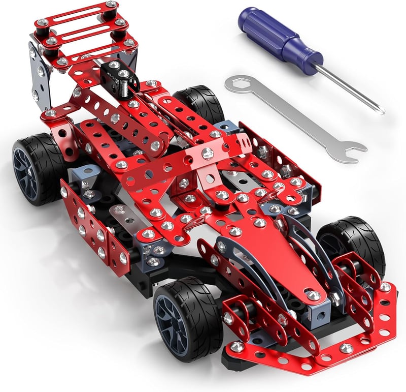 STEM Model Car Assembly Kit for Kids Ages 8-12
