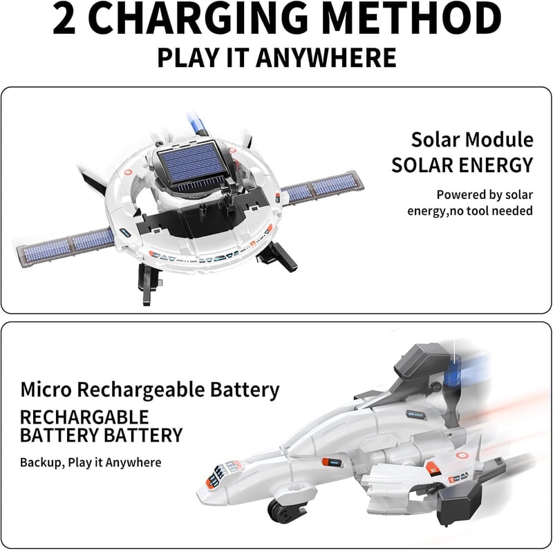 STEM Science Kits for Kids 8-12 - 6-in-1 Solar Robot Toys