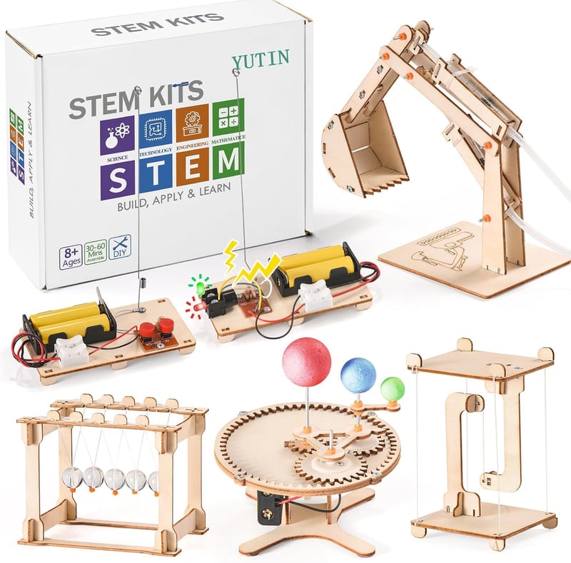 STEM Science Kits for Ages 8-12 - Wood Building Projects