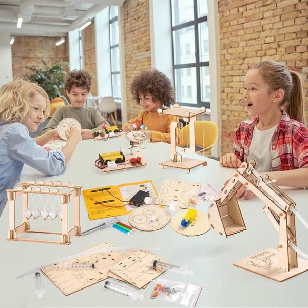 STEM Science Kits for Ages 8-12 - Wood Building Projects