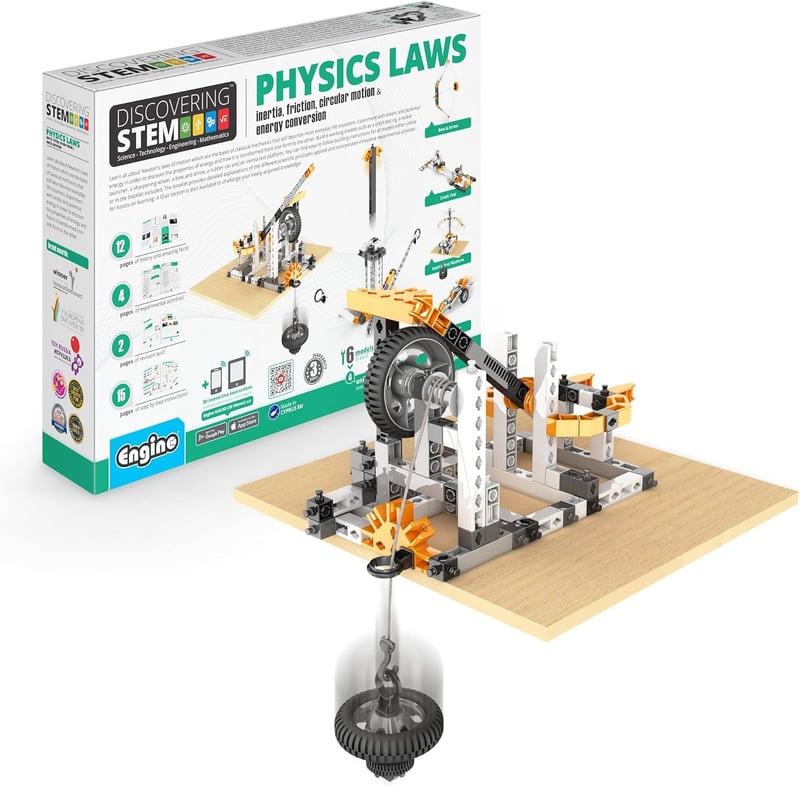 STEM Construction Toy Set for Kids 9+: Physics Models