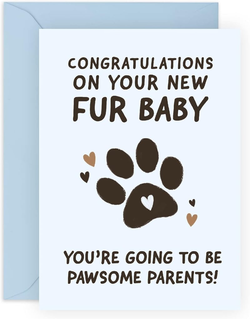 Congrats on Your New Dog Card - 