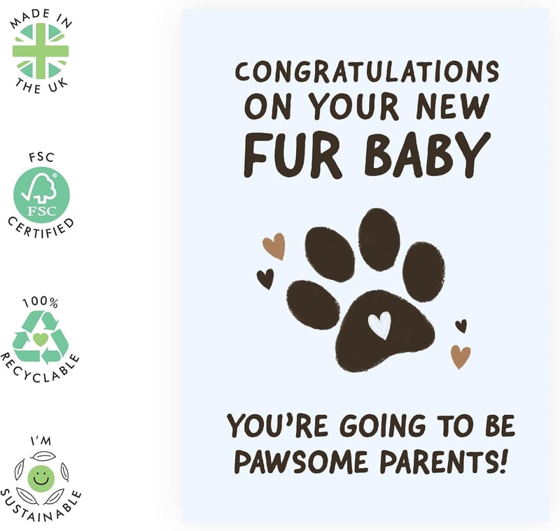 Congrats on Your New Dog Card - 