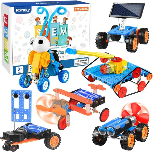 STEM Robot Building Kit for Kids, Ages 5-13, 6 Sets