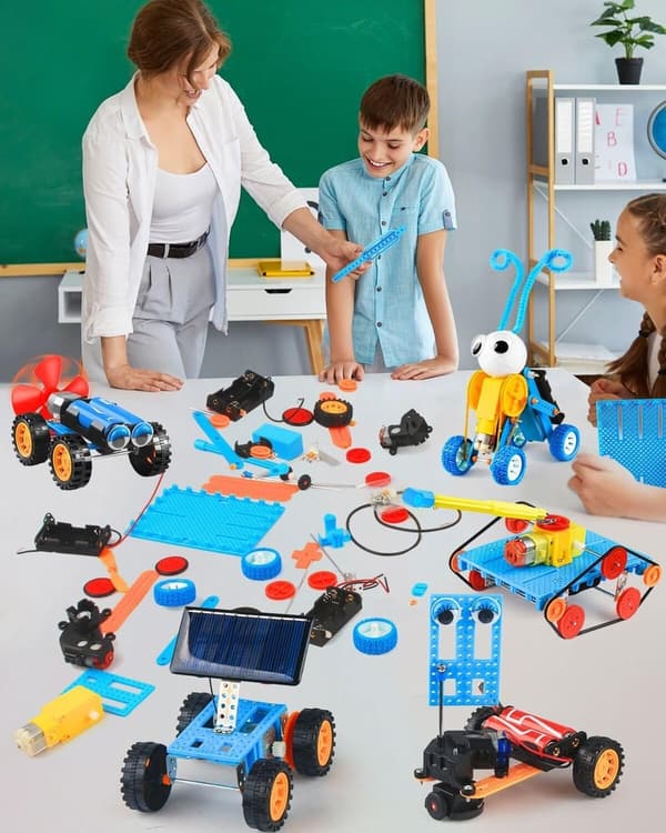 STEM Robot Building Kit for Kids, Ages 5-13, 6 Sets