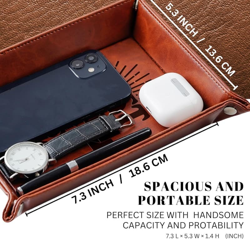 Brother Valet Tray with Keychain - Perfect Gift from Sister