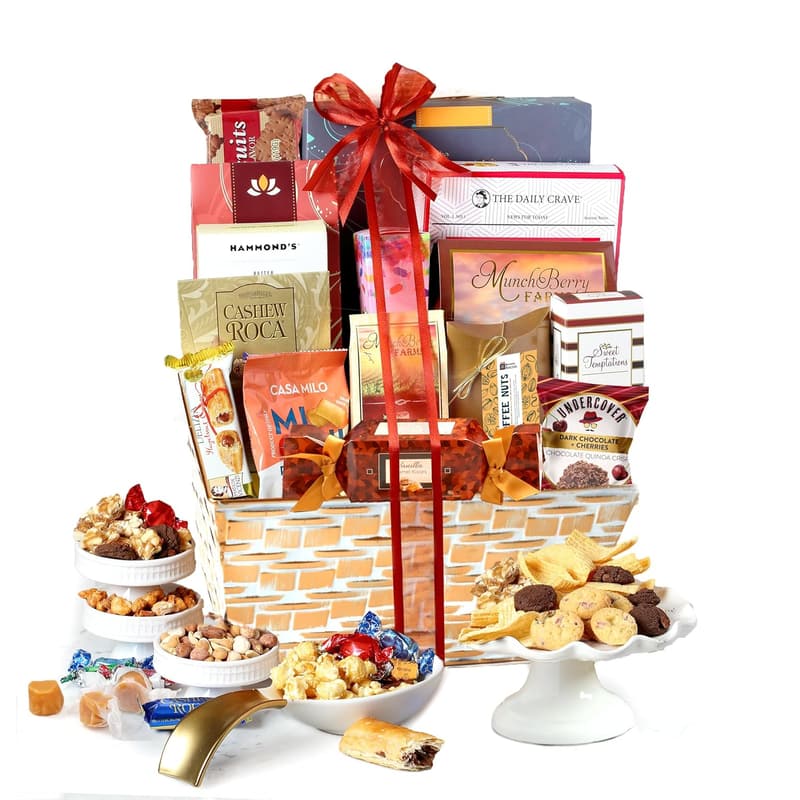 Father's Day Gourmet Snack Gift Basket for Men & Families