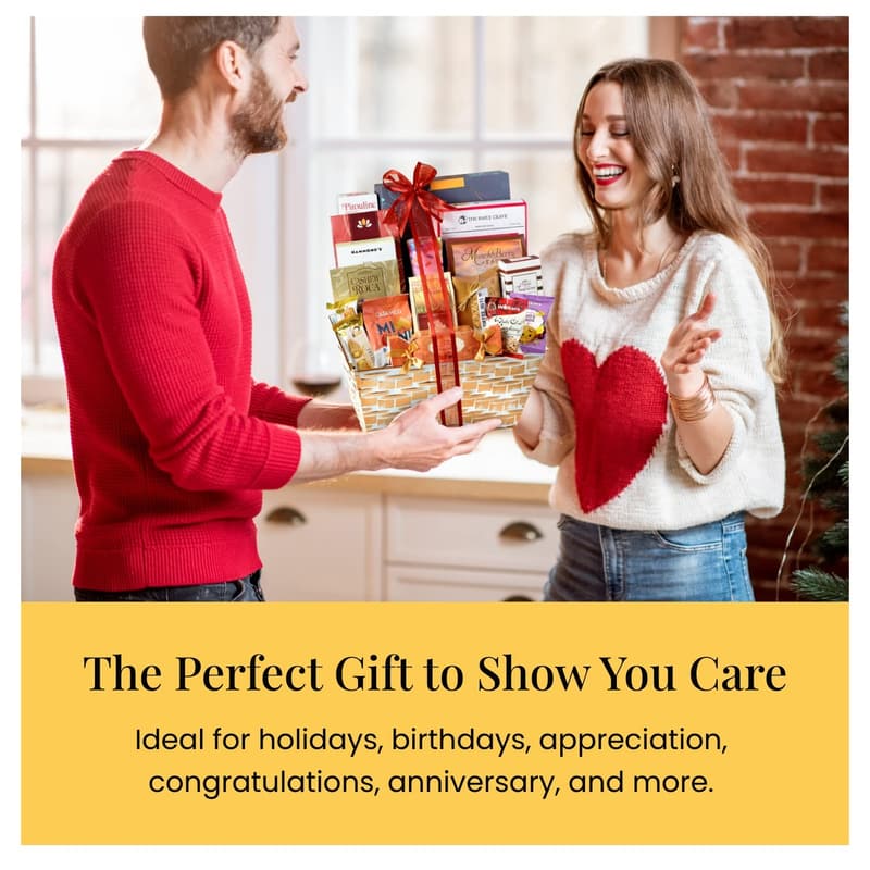 Father's Day Gourmet Snack Gift Basket for Men & Families
