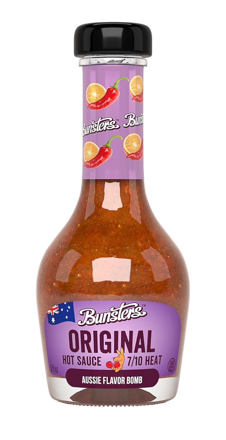 Bunsters 8/10 Heat Hot Sauce – Fruit & Veg Infused