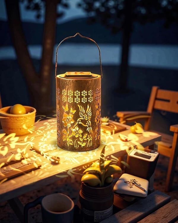Outdoor Hummingbird Solar Lanterns - Waterproof Garden Decor