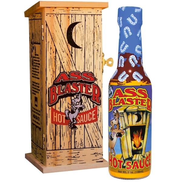 Habanero Hot Sauce Gift Set in Outhouse Box for Spicy Food Lovers