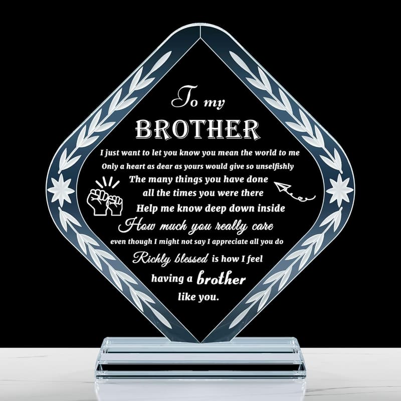 Brother Keepsake Plaque from Sister - Meaningful Gift for Any Occasion