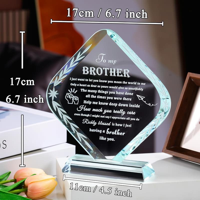 Brother Keepsake Plaque from Sister - Meaningful Gift for Any Occasion