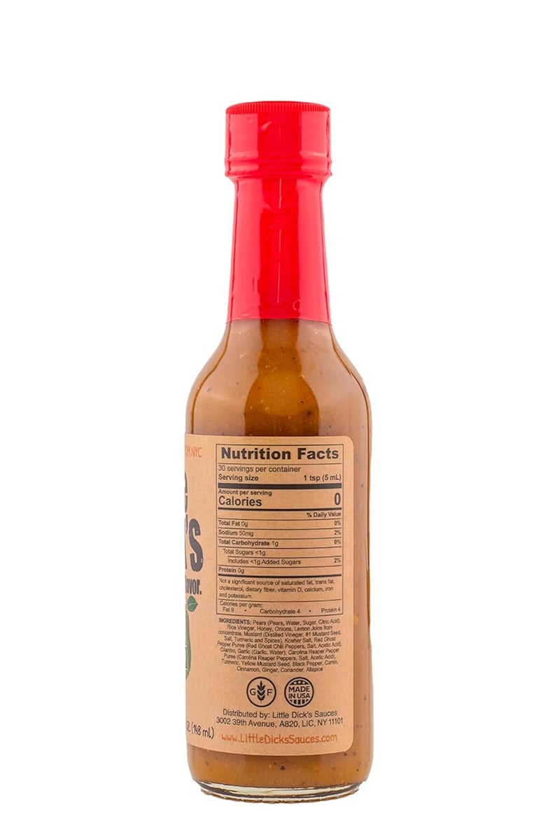 Ghost Pepper Pear Hot Sauce - Fiery 5 oz All-Natural Sauce