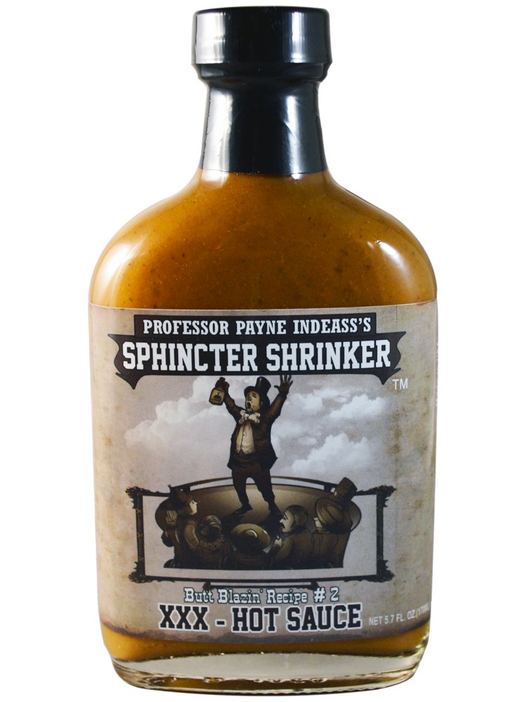 Professor Payne Sphincter Shrinker XXX Hot Sauce, 5.7 oz