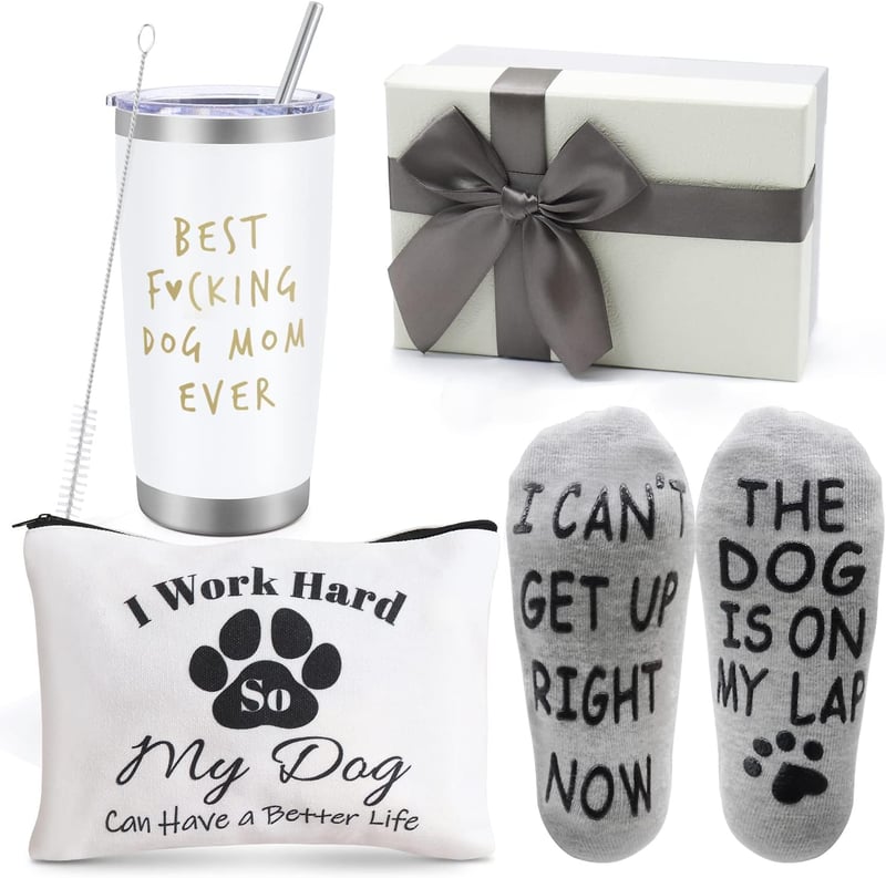 20 oz Wine Tumbler for Dog Moms - Unique Gift Idea