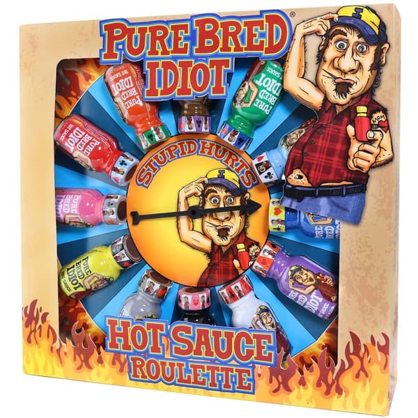 Hot Sauce Roulette Gift Set - 12 Bottles for Men’s Gag Gifts