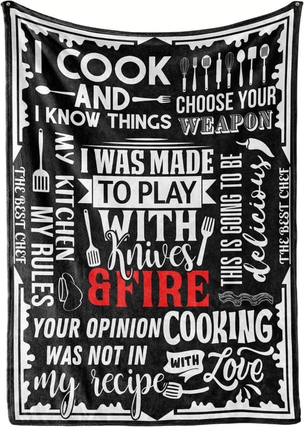 Funny Grilling Blanket for Dad - 50