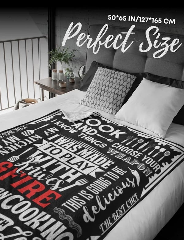 Funny Grilling Blanket for Dad - 50