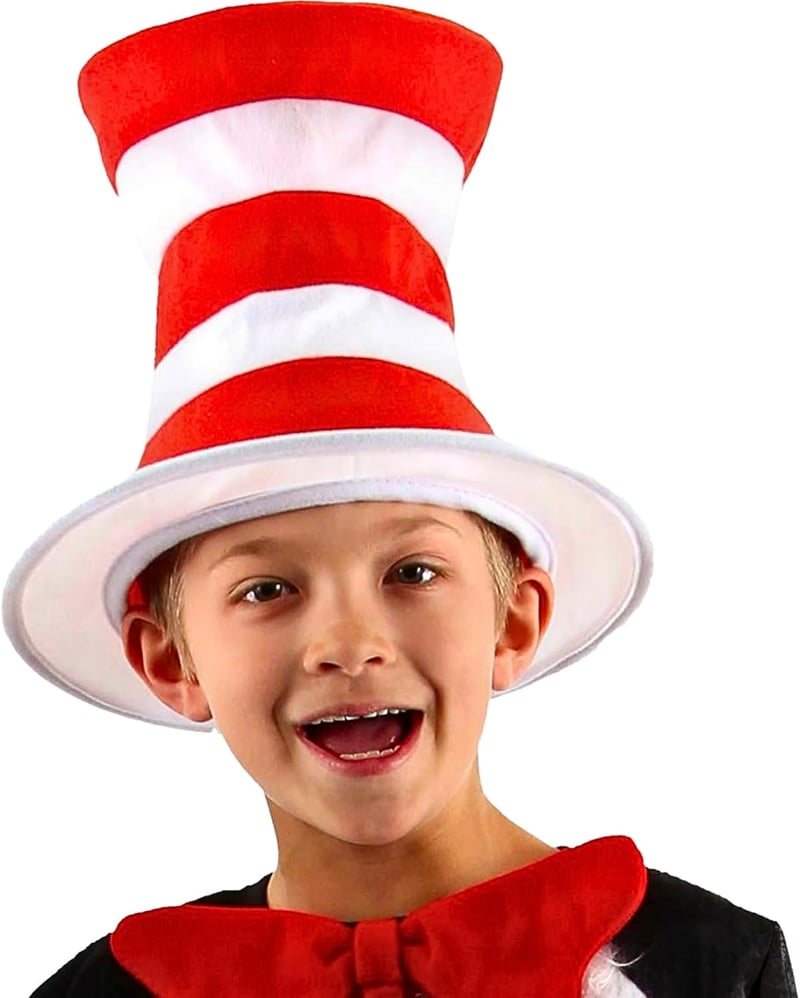 Dr. Seuss Cat in the Hat Costume - Premium Quality, One Size