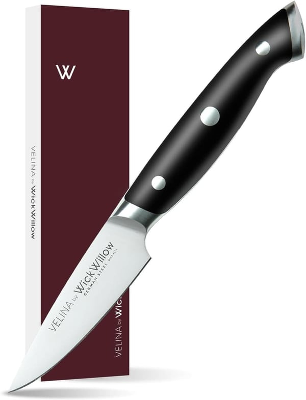 German Stainless Steel Paring Knife - Ultra Sharp for Home Cooks