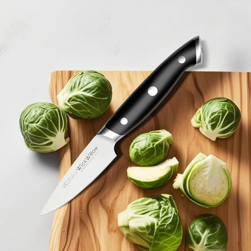 German Stainless Steel Paring Knife - Ultra Sharp for Home Cooks