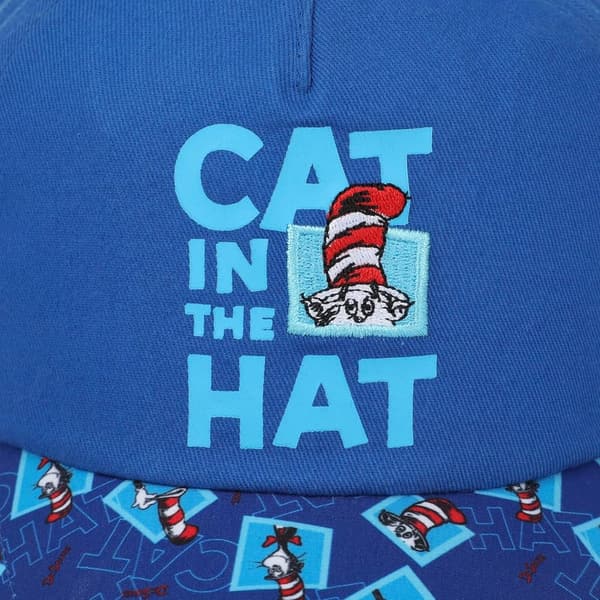 Toddler Cat in the Hat Blue Beanie