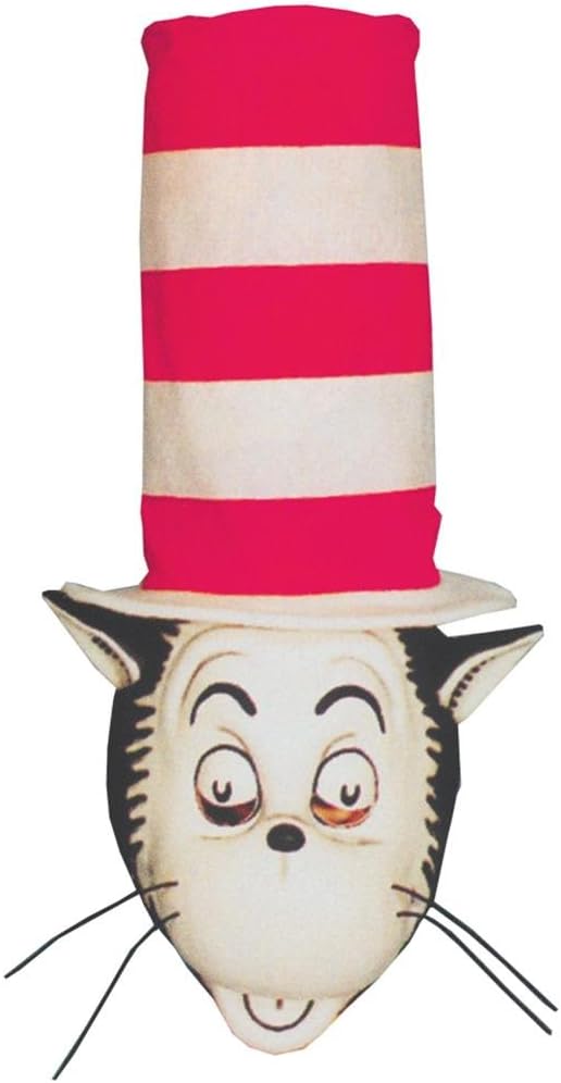 Cat in the Hat Latex Mask