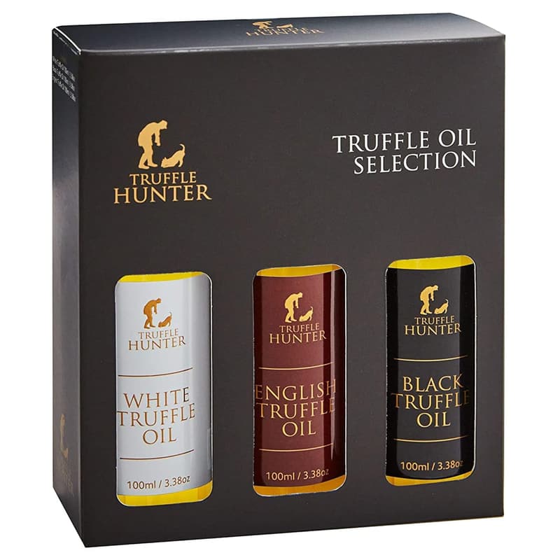 Truffle Oil Set - English, Black & White - 3.38 Oz Each