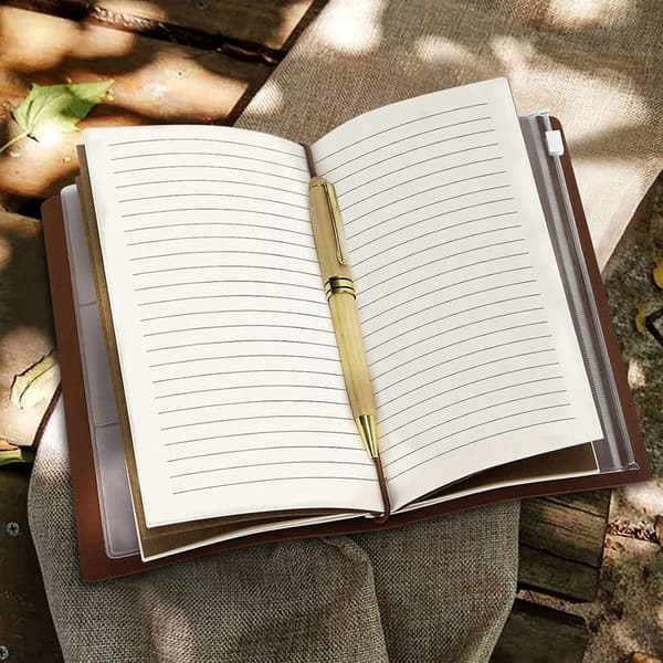 Graduation Gift Leather Journal - 140 Page Refillable for All