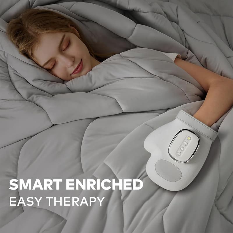Therapeutic Hand Massager with Heat & 3D Compression