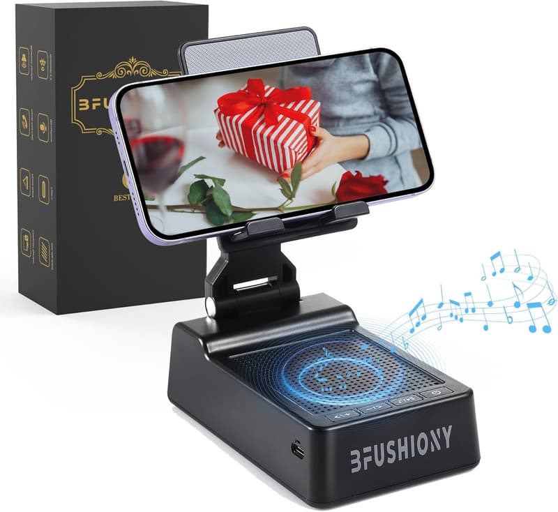 Men's Birthday Gift: Upgraded Wireless Bluetooth Speaker Stand
