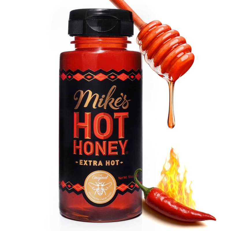 Extra Hot Honey Infused with Chili Peppers, Gluten-Free (10oz)