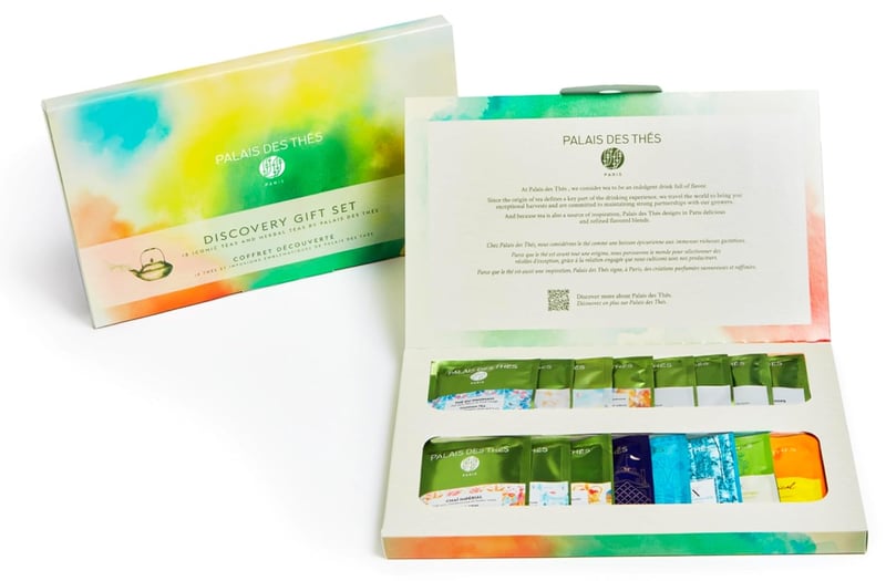 Organic Premium Flavored Tea Discovery Gift Set - 18 Sacchi