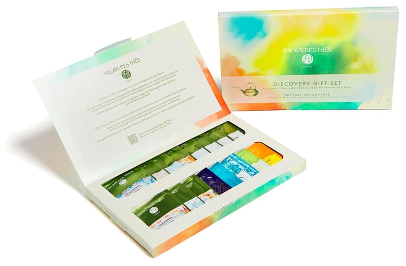 Organic Premium Flavored Tea Discovery Gift Set - 18 Sacchi