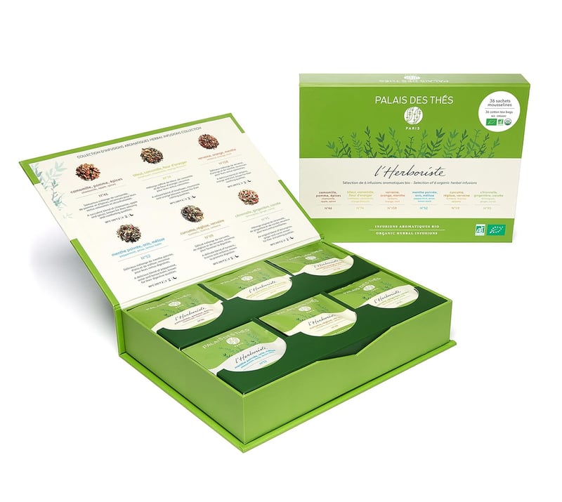 Organic Herbal Tea Selection Box - 36 Premium Biodegradable Bags