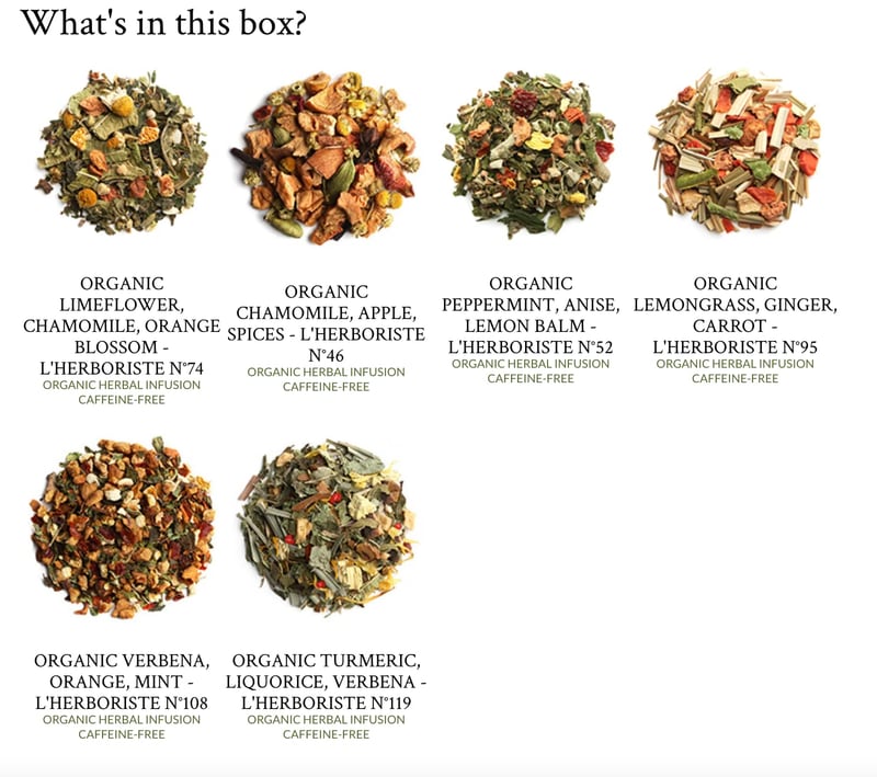 Organic Herbal Tea Selection Box - 36 Premium Biodegradable Bags