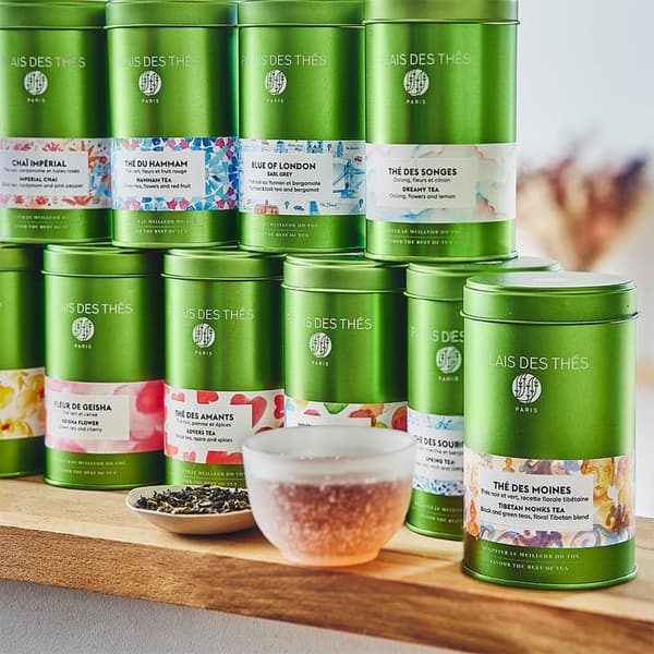 Paris For You By Day - Rose & Raspberry Green Tea - 3.5oz Tin